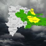 Mantienen tres provincias en alerta amarilla y 13 en verde por incidencia de vaguada