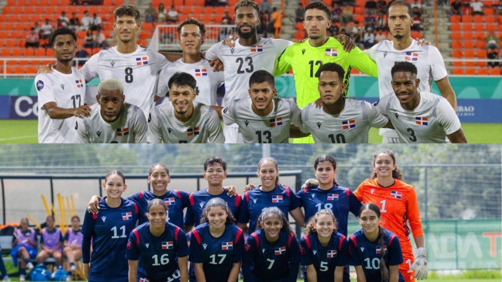 RD queda en el Grupo A en fútbol masculino y femenino para Santo Domingo 2026
