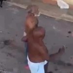 Video capta conflicto callejero entre tres hombres