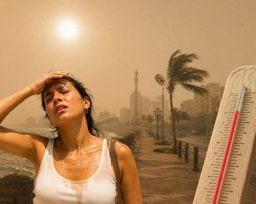 Polvo del Sahara y altas temperaturas marcarán el fin de semana en República Dominicana