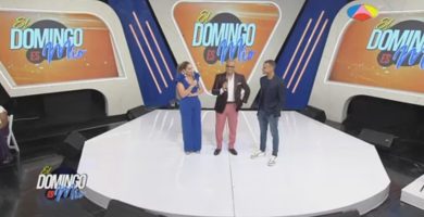 VIDEO: Hijo de Corporán de los Santos se integra al programa televisivo “El Domingo es Mío”