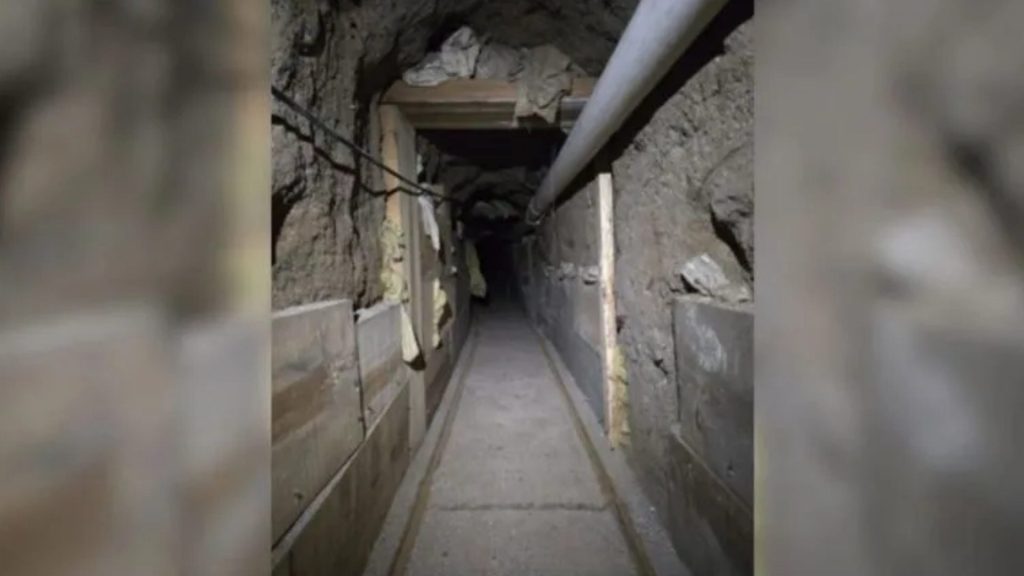 Hallan túnel de casi 600 metros usado para tráfico de cocaína entre México y EE. UU.