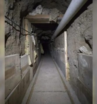 Hallan túnel de casi 600 metros usado para tráfico de cocaína entre México y EE. UU.