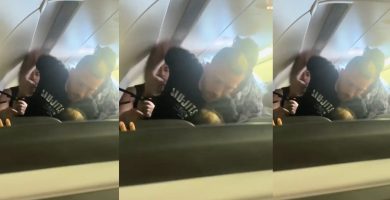 Exjugador neutraliza a pasajero que intentó abrir puerta de emergencia en vuelo