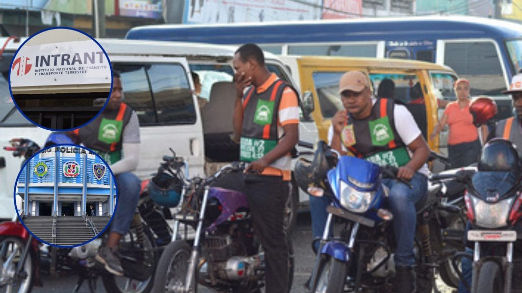 PN e INTRANT realizan operativos para identificar las paradas de motoconcho que operan ilegalmente