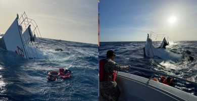 Armada Dominicana rescata a dos extranjeros tras naufragio en Puerto Plata