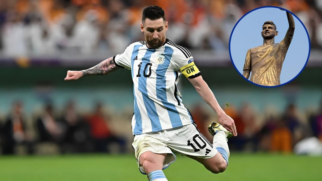 Retiran estatua de Lionel Messi por quejas de los vecinos en la India