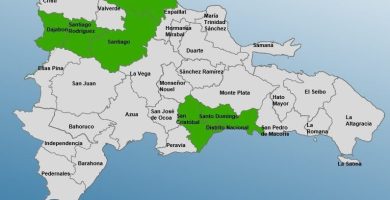 COE coloca 6 provincias en alerta verde por vaguada y lluvias persistentes