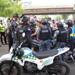 Policía, Intrant y Migración intervienen paradas de motoconchos en la capital