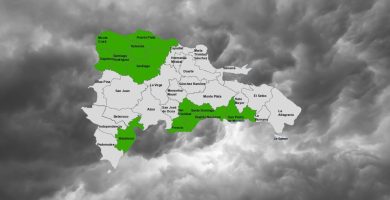 Mantienen 11 provincias en alerta verde por efectos de vaguada y onda tropical