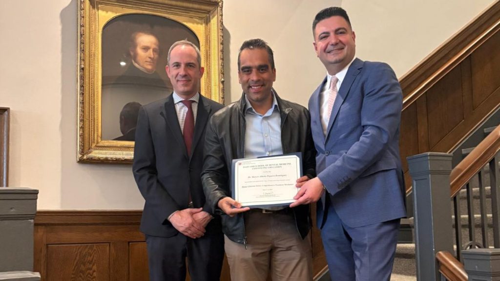 Harvard certifica al dominicano Marcos Peguero en programa especializado de ortodoncia