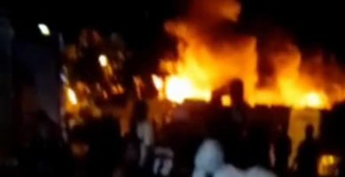Se registra incendio en sector Cancino Adentro afectando negocios y vehículos