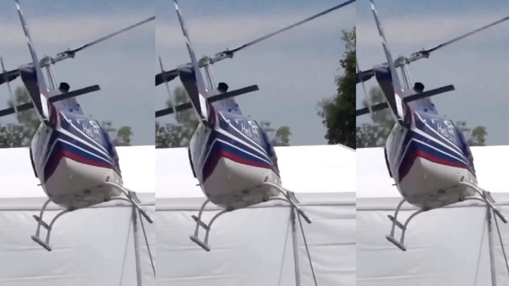 Milagro en el aire: piloto logra estabilizar helicóptero con pasajeros a bordo