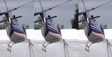 Milagro en el aire: piloto logra estabilizar helicóptero con pasajeros a bordo