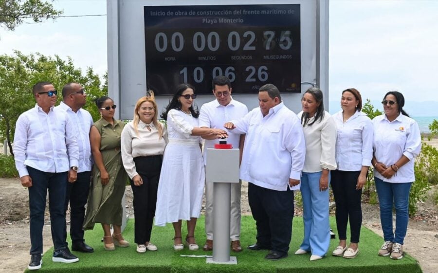 Turismo inicia transformación de playa Monte Río con inversión de RD$265 millones; obra estará lista en un año