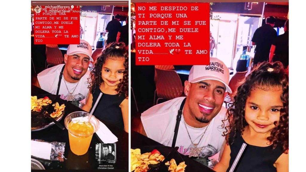 Michael Flores agradece muestras de apoyo tras despedir a su sobrina: “Hoy no le digo adiós, sino hasta luego”