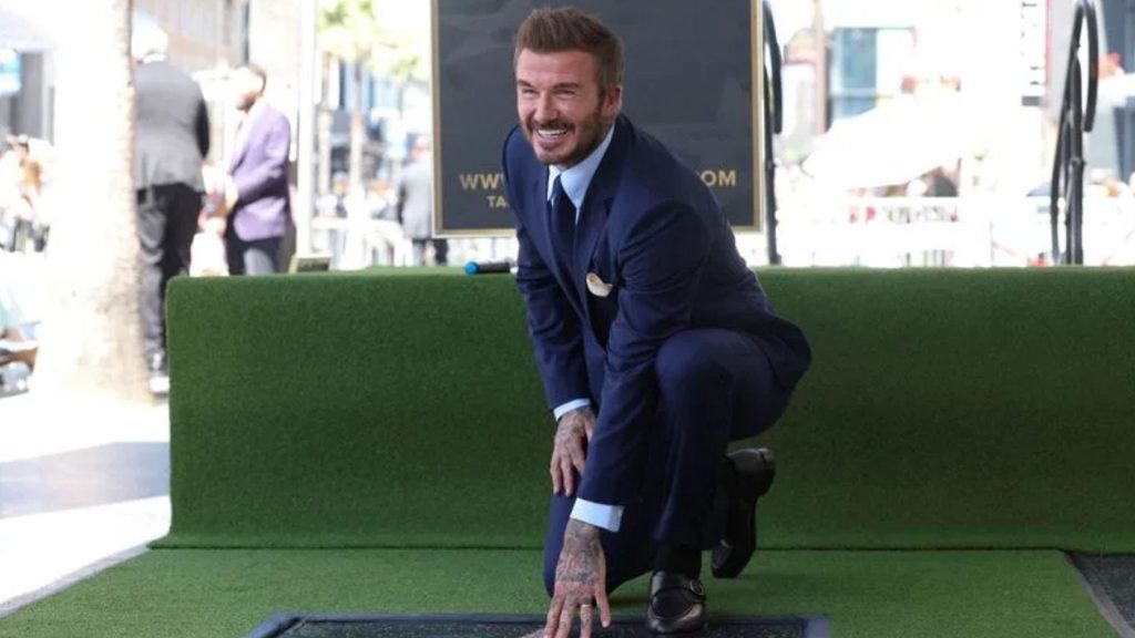 De futbolista a leyenda: David Beckham recibe estrella en Hollywood
