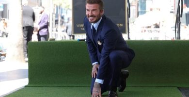 De futbolista a leyenda: David Beckham recibe estrella en Hollywood