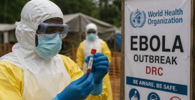 OMS dice que aumentan a 689 los casos de ébola por brote en RD del Congo