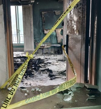 Niño muere quemado en incendio la madrugada de este sábado en Barahona