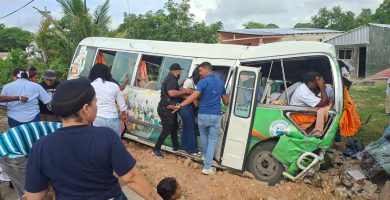 Sube a 18 la cifra de heridos tras accidente de autobús en Hato Mayor