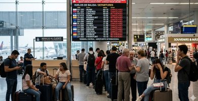 Unos 520 vuelos afectados y 17 heridos en Moscú por ataque de Ucrania
