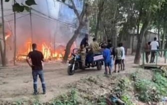 ¡Crisis en emergencia! Video genera críticas por limitados recursos de bomberos de Salcedo en incendio