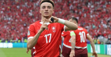 Futbolista de origen dominicano anota gol en el Mundial y guía triunfo de Suiza