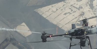 Drones del 9-1-1 respaldan labores para controlar incendio en hotel de Bayahíbe