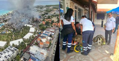 DAEH asistió a 10 personas durante incendio en hotel de Bayahíbe