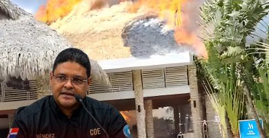 Viento y techos de cana habrían acelerado propagación de incendio en hotel de Bayahíbe