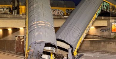 Muere una persona tras choque y descarrilamiento de trenes de mercancías en Alemania
