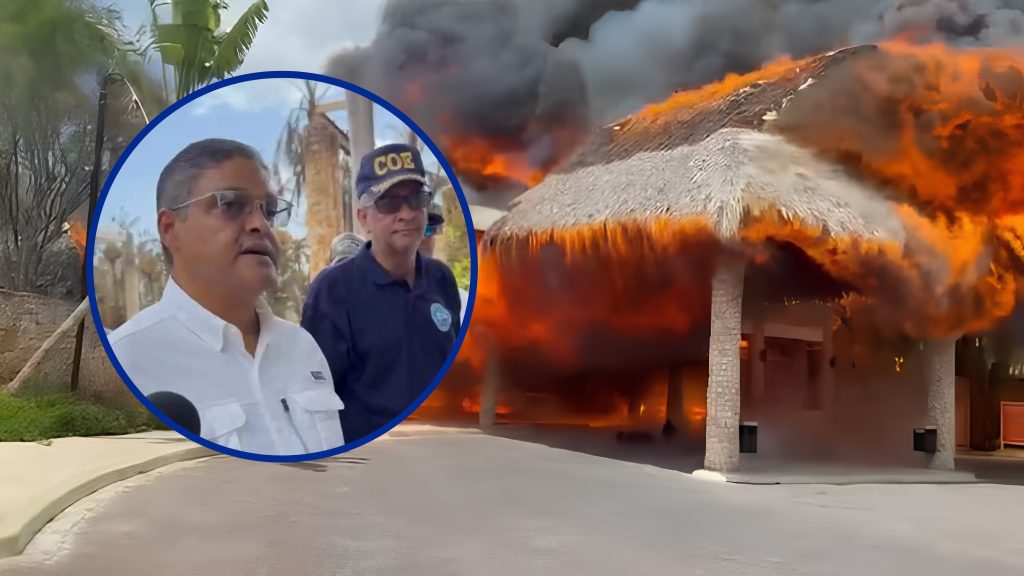 COE concluye fase operativa tras incendio en hotel de Bayahibe; desplegaron 475 socorristas y amplio operativo