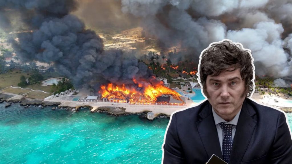 Gobierno de Milei asistirá a sus ciudadanos afectados por incendio en hotel de Bayahíbe