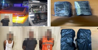 Operativo policial en Cambita culmina con arrestos y ocupación de presunta cocaína