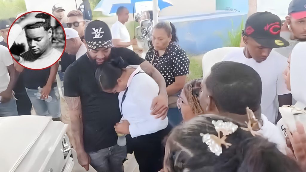 Entre lágrimas y exigencias de justicia despiden a joven muerto de disparo en Brisa del Este