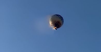 VIDEO: Ocho muertos tras incendio en globo aerostático en Brasil