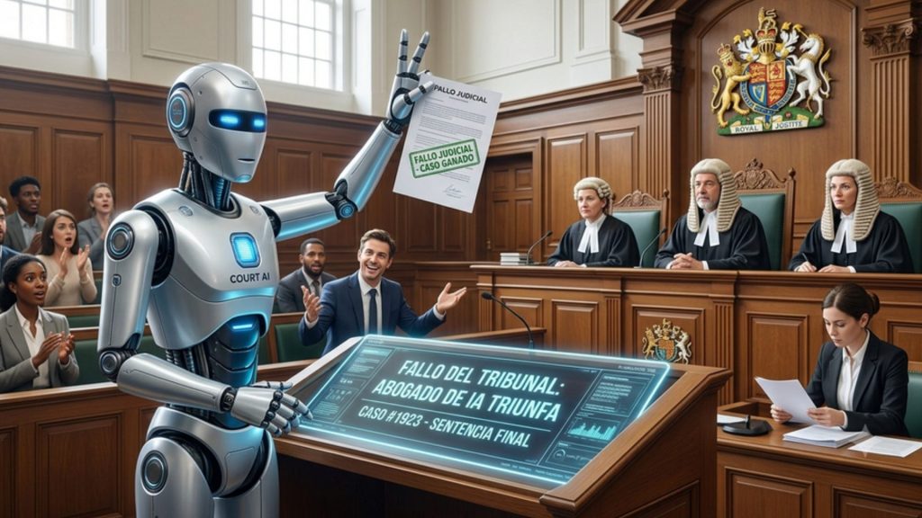 Firma legal basada en inteligencia artificial gana un caso en un tribunal de Reino Unido