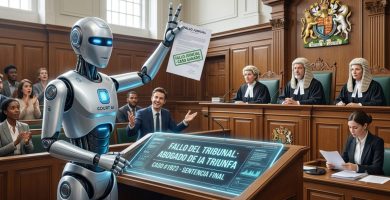 Firma legal basada en inteligencia artificial gana un caso en un tribunal de Reino Unido