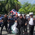 ¡A bombazos! agentes policiales frustraron marcha de productores agropecuarios con rumbo hacia al Palacio Nacional