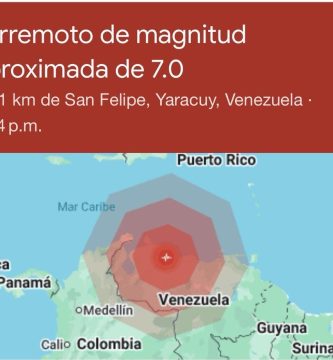 Así se vivió el temblor de 7.1 en Venezuela que se sintió en República Dominicana