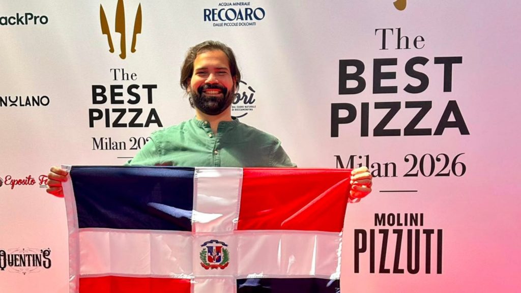 Chef dominicano Francis Peña entra al top 100 mundial de pizzaiolos en Milán