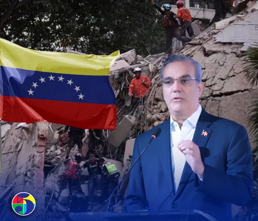Abinader expresa solidaridad y activa envío de equipos de emergencia a Venezuela