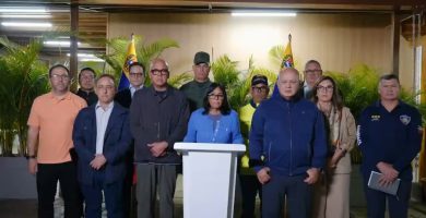 Delcy Rodríguez agradece a Luis Abinader por enviar rescatistas a Venezuela tras terremotos