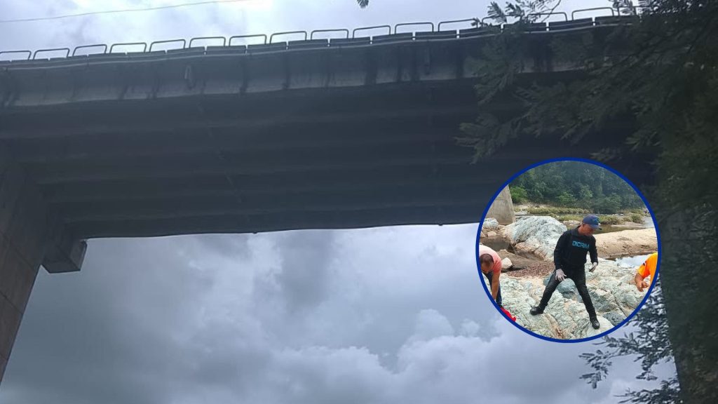 Hombre que se habría lanzado de puente en Santiago Rodríguez tenía presuntos problemas mentales