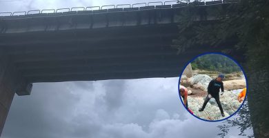 Hombre que se habría lanzado de puente en Santiago Rodríguez tenía presuntos problemas mentales
