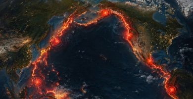 Cinco terremotos azotan el Cinturón de Fuego del Pacífico en menos de 24 horas