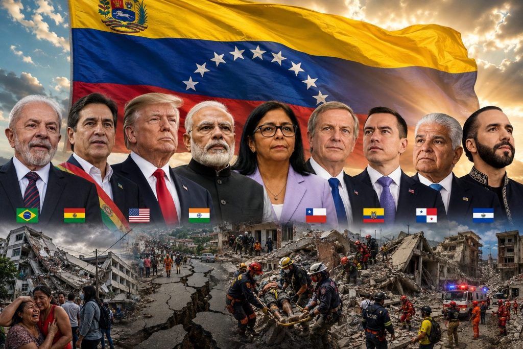 Líderes mundiales ofrecen ayuda humanitaria a Venezuela tras devastadores terremotos