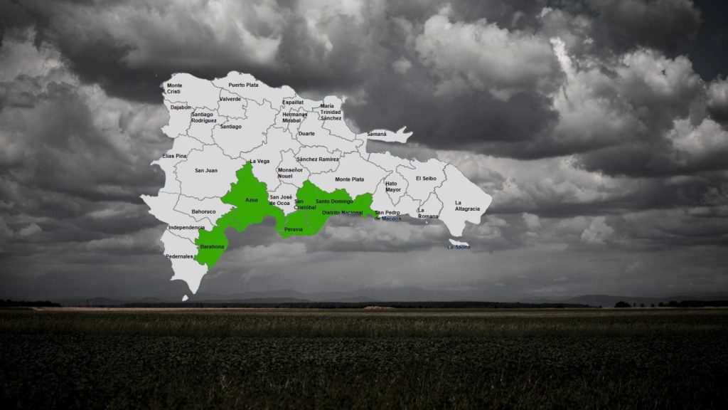 Colocan seis provincias en alerta verde por incidencia de onda tropical
