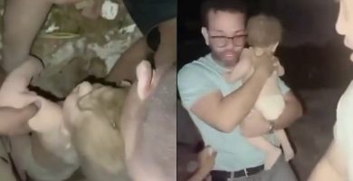 ¡Milagro de Dios! Bebé es rescatado entre los escombros tras sismos en venezuela